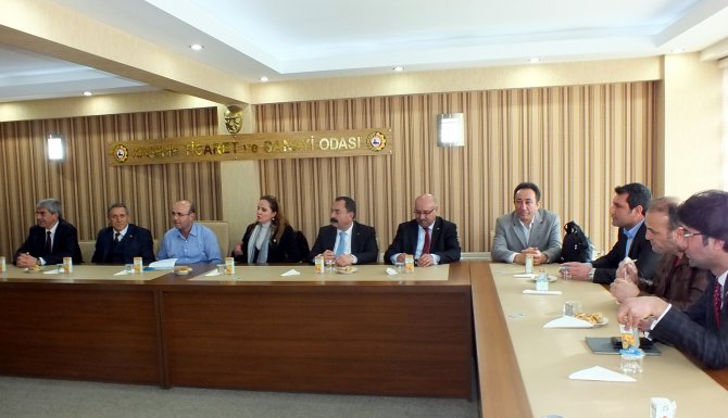 CHP heyeti Kırşehir TSO'yu ziyaret etti