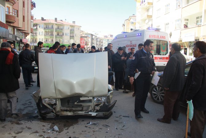 Çubuk'ta trafik kazası: 1 yaralı