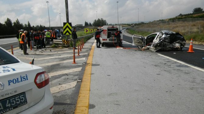 Mersin'de trafik kazası: 1 ölü, 3 yaralı