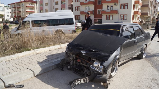 Çubuk'ta trafik kazası: 2 yaralı