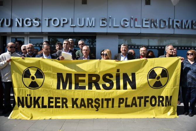 Mersin'de nükleer karşıtı eylem