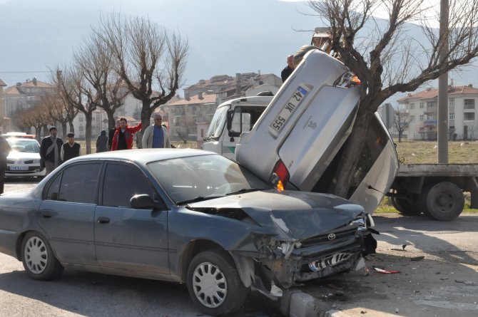 Akşehir’de trafik kazası: 1 yaralı