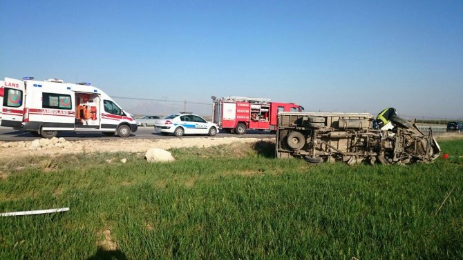 Karaman’da trafik kazası: 1 yaralı