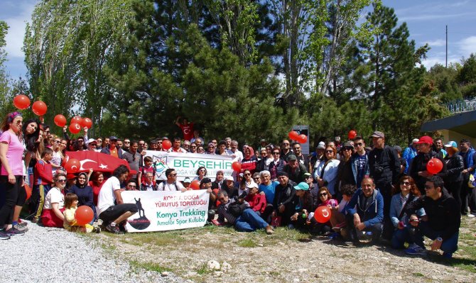 Beyşehir'de çocuklar için doğa yürüyüşü