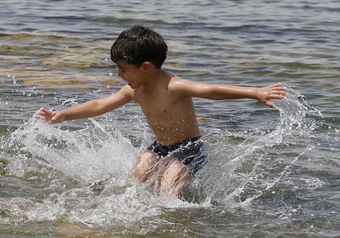 İzmir'de sıcak hava