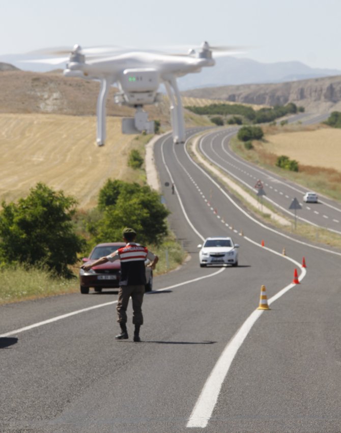 Beypazarı'da yol denetimleri