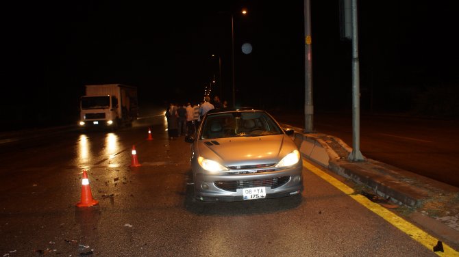 Çubuk'ta trafik kazası: 1 yaralı