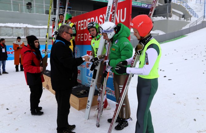 FIS Kayakla Atlama Kıta Kupası yarışları sona erdi