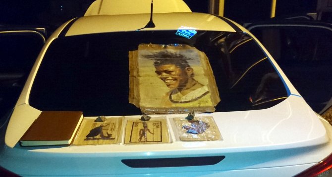 Erzurum'da Picasso tablosu ele geçirildi