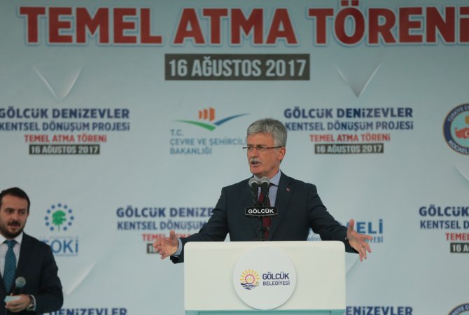 Gölcük'te temel atma töreni