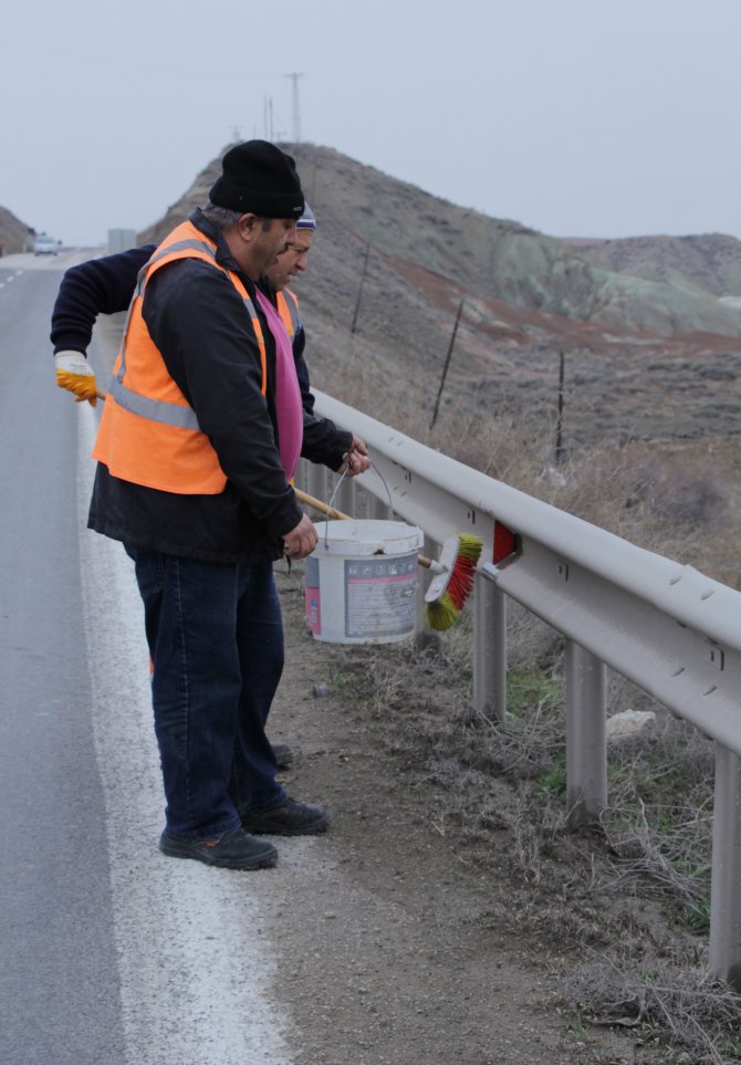 Karayollarından yol bakım çalışmaları