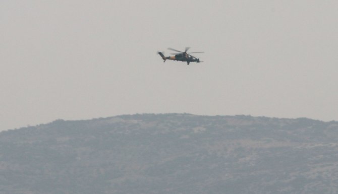 Afrin bölgesinde ATAK helikopterin kırıma uğraması