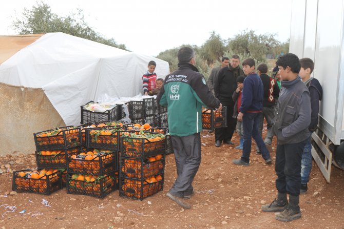 İHH'dan Burseya Dağı ve çevresine gıda yardımı