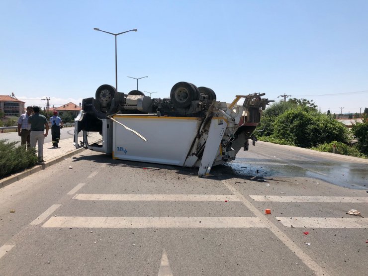 Karaman'da trafik kazası: 1 yaralı