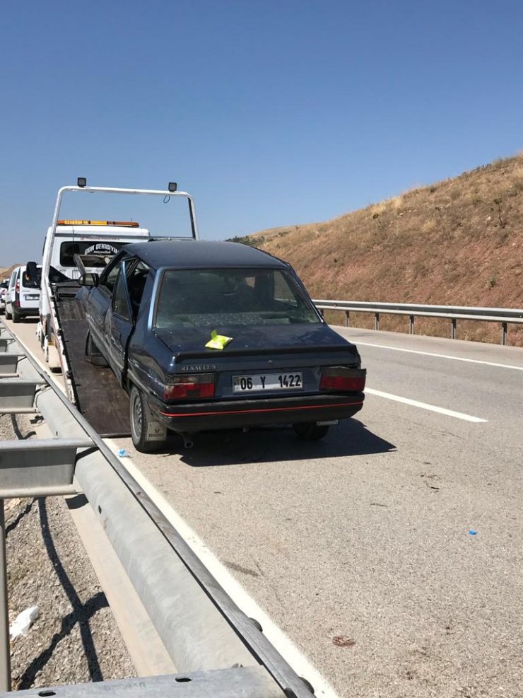 Kırıkkale'de trafik kazası: 1 ölü, 2 yaralı