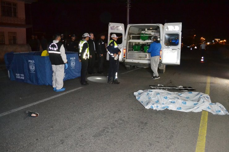 Aksaray'da minibüsün çarptığı yaya öldü