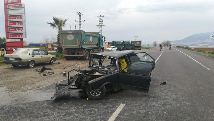 Kahramanmaraş'ta trafik kazası: 1 ölü, 3 yaralı