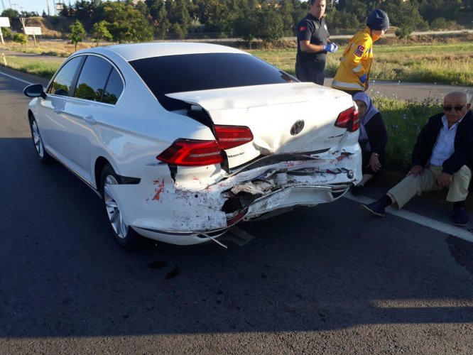 Kırıkkale'de trafik kazası: 3 yaralı