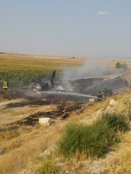 Karapınarda trafik kazası: 2 yaralı