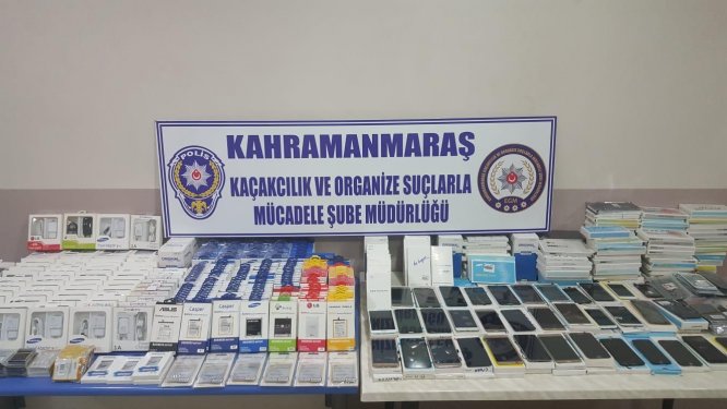 Kahramanmaraş'ta kaçakçılık operasyonu